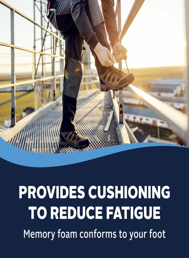 Airplus Ultra Work Memory Plus Shoe Insoles for All Day Comfort and Foot Pain Relief, Mens, Size 7-13 - Image 4